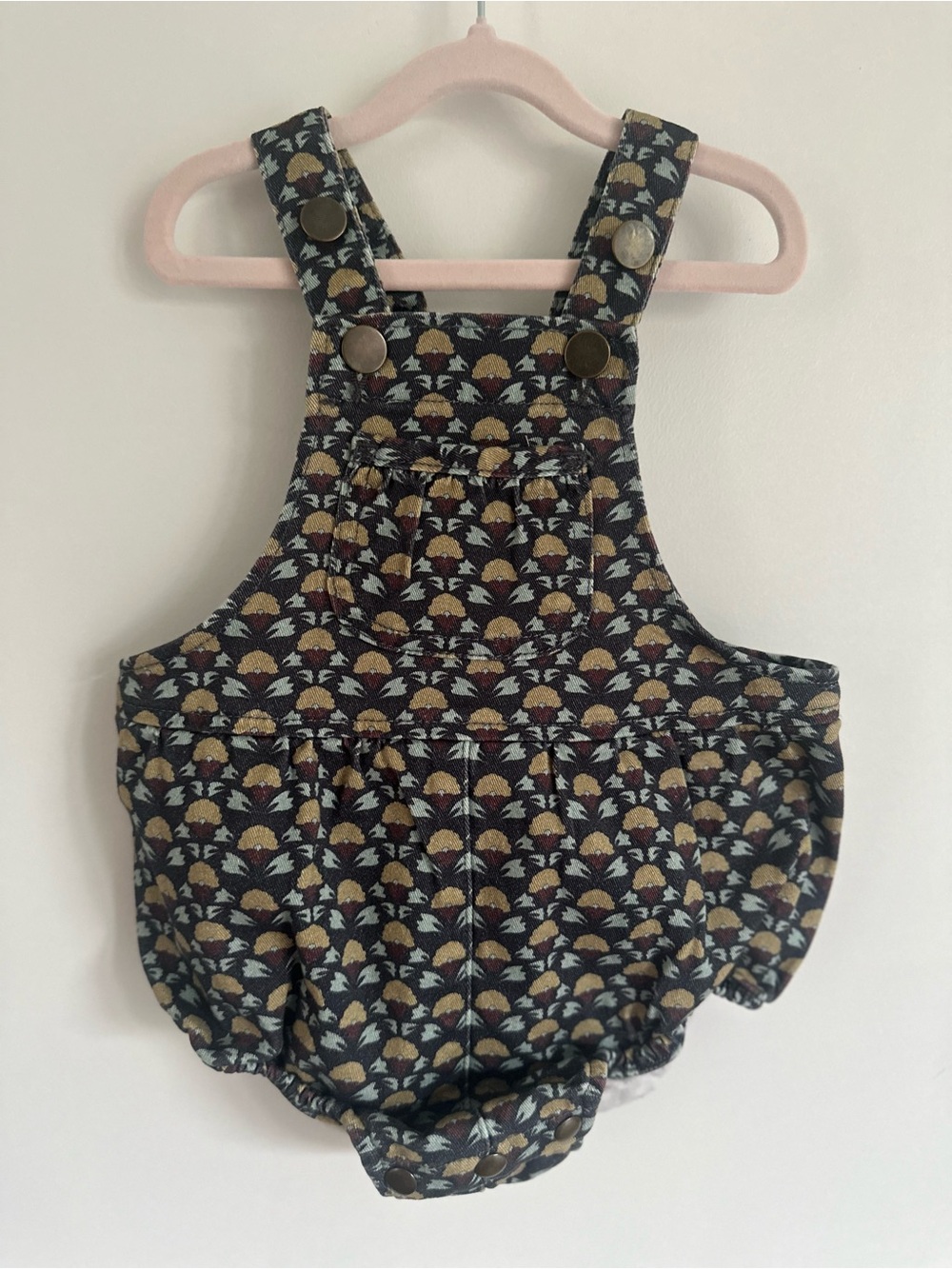 Nícoli Kids Denim Overall Romper 18M made in Spain